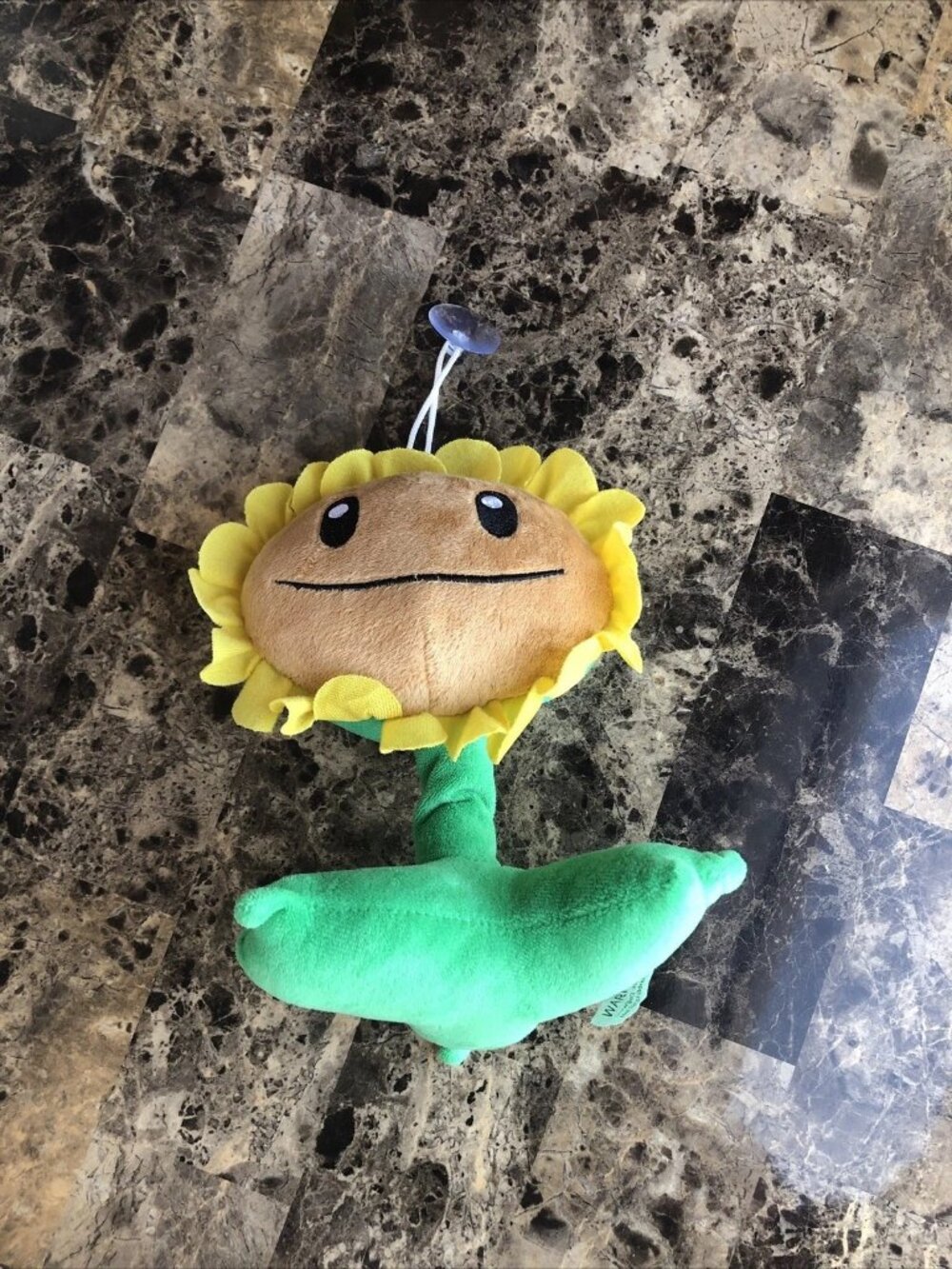 Plants vs Zombies PVZ Plush SUNFLOWER Stuffed Animal w/ Hanger Suction Cup Toy